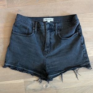 Madewell High-Rise denim shorts